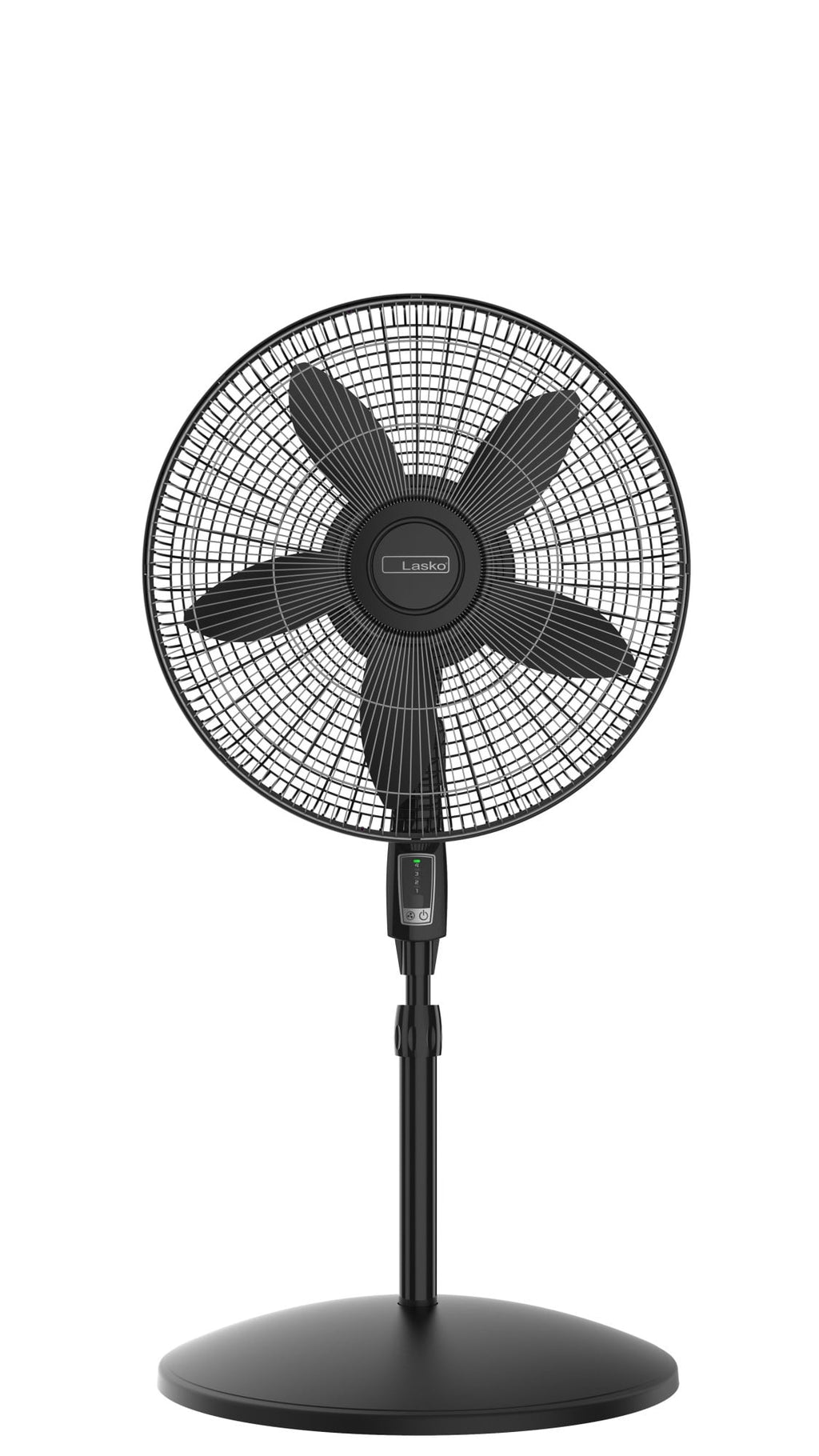 Lasko Cyclone Max 18", 23 ft/s High-Velocity Pedestal Fan, Remote, 53" H, Black, S18605, New