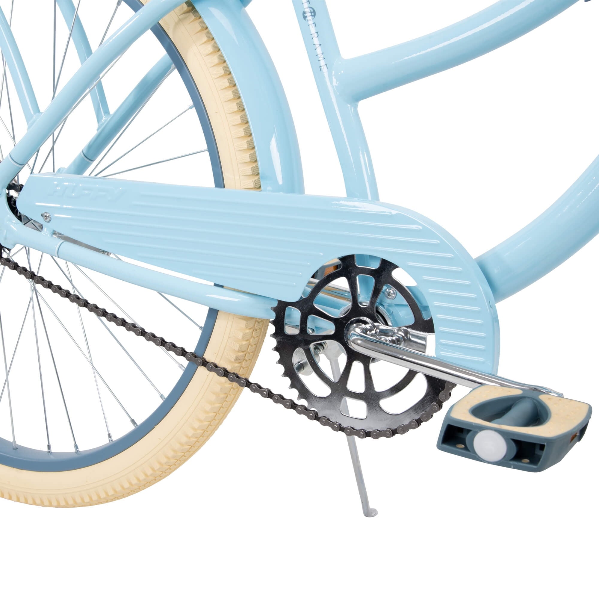 Huffy 26" Nel Lusso Classic Cruiser Bike with Perfect Fit Frame, Women's, Ages 13" Years, Light Blue