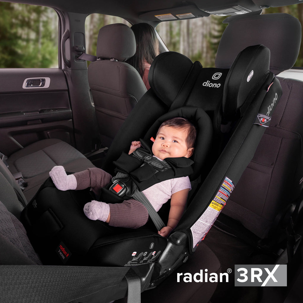 Diono Radian 3RX All-in-One Convertible Car Seat, Black Jet
